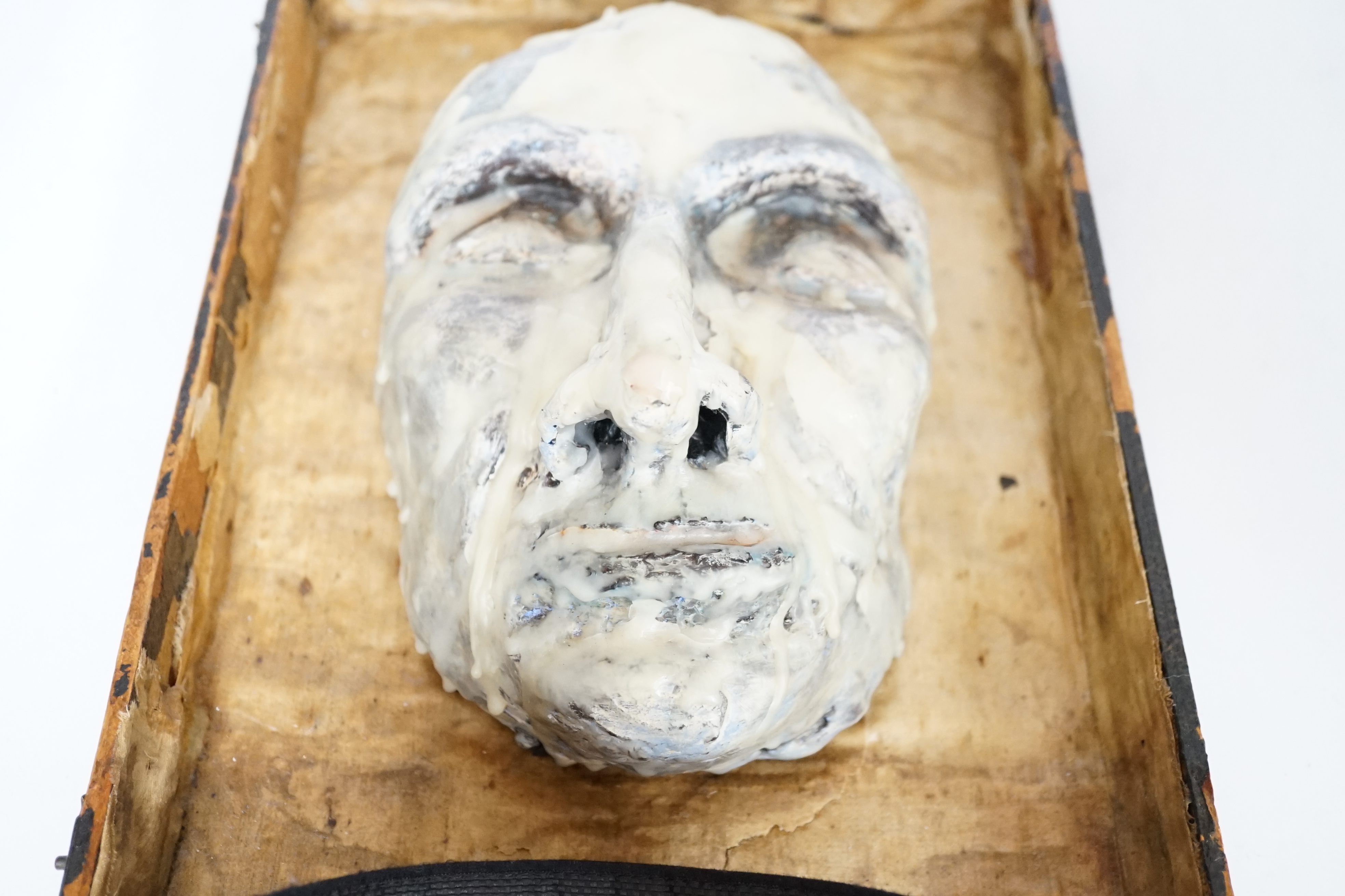 A wax covered plaster 